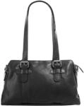 Henkeltasche SPIKES & SPARROW, Damen, Gr. B/H/T: 31cm x 19cm x 10cm onesize, schwarz,