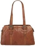 Henkeltasche SPIKES & SPARROW, Damen, Gr. B/H/T: 31cm x 19cm x 10cm onesize, braun