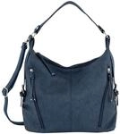 Hobo TOM TAILOR "CAIA Hobo bag", Damen, Gr. B/H/T: 37cm x 30cm x 14cm, blau