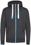 Kapuzensweatjacke SOLID "Kapuzensweatjacke SDBenn", Herren, Gr. M, grau (d gr...