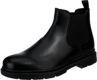 Chelseaboots GEOX "U ANDALO", Herren, Gr. 39, schwarz, Leder, Textil, Schuhe