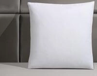Federkopfkissen RIBECO "Ella", wei&szlig;, B:80cm L:80cm, Bezug: 100% Baumwolle. F&uuml;llung: