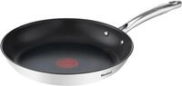 Bratpfanne TEFAL "Duetto+, langlebige Antihaftversiegelung, Thermo-Signal", schwarz