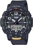Smartwatch CASIO PRO TREK SMART, schwarz (schwarz, schwarz), Smartwatches, Herren,