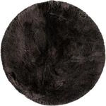 Fellteppich OBSESSION "My Samba 495", grau (anthrazit), H:40mm &Oslash;:80cm, Kunstfaser,