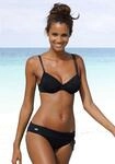 Bikini-Hose BUFFALO "Happy", Damen, Gr. 34, N-Gr, schwarz, Microfaser, Polyamid,