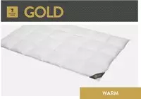 G&auml;nsedaunenbettdecke SPESSARTTRAUM "Gold", wei&szlig;, B:240cm L:220cm, Bettdecken Bezug: