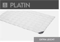 G&auml;nsedaunenbettdecke SPESSARTTRAUM "Platin", wei&szlig;, B:135cm L:200cm, Bettdecken