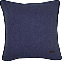 Dekokissen ESPRIT "Harp", blau (dunkelblau, unifarben), B:38cm L:38cm, Polyester,