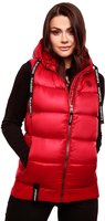 Steppweste NAVAHOO "Steppweste Kassidy", Damen, Gr. S, rot, Obermaterial: 100% Nylon
