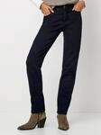 Slim-fit-Jeans TONI "Liv", Damen, Gr. 48, N-Gr, blau (dunkelblau), Denim/Jeans,