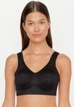 B&uuml;gelloser BH SUSA "Cremona", Damen, Gr. 95, Cup F, schwarz, Obermaterial: 65%