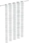 Duschvorhang EISL "White Wave", wei&szlig; (wei&szlig; wave), B:180cm H:200cm, Polyester,