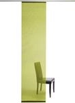 Schiebegardine HOMING "Manhattan", gr&uuml;n (limette), B:60cm H:245cm, Polyester,