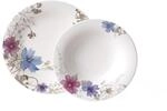 Tafelservice VILLEROY & BOCH "Mariefleur Gris Basic", bunt, 12 Stk., Fine