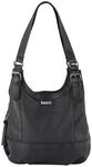 Schultertasche TOM TAILOR "JUNA", Damen, Gr. B/H/T: 31cm x 29cm x 14cm, schwarz,