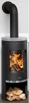 Kaminofen JUSTUS "Faro 2.0 Speckstein Topplatte", schwarz, Kamin&ouml;fen, Kaminofen,