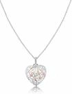 Kette mit Anh&auml;nger ENGELSRUFER "With love KETTE LEBENSBAUM HERZ", rosa (silber, 925,