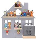 Wandregal BOARTI "Regal Haus Kinder Toniebox Tonies Figuren", grau, B:42cm T:19cm,