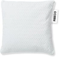Nackenst&uuml;tzkissen RIBECO "Luca Kissen 40x80 & 80x80 cm, 18 cm H&ouml;he", wei&szlig;, B:80cm