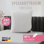 Daunenkissen SPESSARTTRAUM "FIRST CLASS, Kopfkissen 1-tlg. oder 2-tlg. 40x80 oder