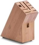 Messerblock ZELLER PRESENT "Bamboo", braun, B:22cm H:22cm L:9cm, Messerbl&ouml;cke,