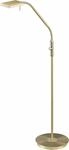 TRIO LEUCHTEN LED Stehlampe "BERGAMO", grau (messingfarben), 1, H: 135cm, Leuchten,