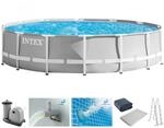 Framepool INTEX "Prism Frame&trade;", grau, H:132cm &Oslash;:610cm, Schwimmbecken, Framepool,