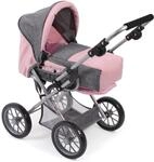 Kombi-Puppenwagen CHIC2000 "Leni", bunt (grau, rosa), Puppenwagen, KinderB:37cm