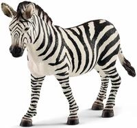 Spielfigur SCHLEICH "WILD LIFE, Zebra Stute (14810)", schwarz-wei&szlig; (wei&szlig;, schwarz),