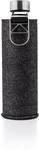 Trinkflasche EQUA "Mismatch", silber (transparent, silberfarben), H:25,5cm,