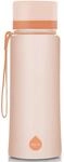 Trinkflasche EQUA "Plain Midnight", orange (transparent, orange), H:21cm, Tritan,
