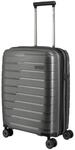 Trolleyset TRAVELITE "AIR BASE 3-teilig Reisekoffer Hartschale", Damen, grau