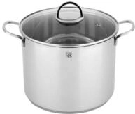 Gem&uuml;setopf CS KOCH-SYSTEME "Trier", silber (edelstahlfarben), H:26cm &Oslash;:28cm,