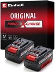 Akku EINHELL "&raquo;PXC-Twinpack&laquo;", rot (rot, schwarz), B:250mm H:269mm T:113mm,