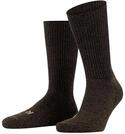 Socken FALKE "Walkie Ergo", Damen, Gr. 44-45, braun (schwarz braun (5450)),