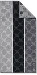 Handtuch JOOP "Handtuch Cornflower Stripes 1er Pack", schwarz, B:50cm, Obermaterial:
