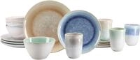 Kombiservice CREATABLE "Aquarius", bunt (mehrfarbig), 16 Stk., Steinzeug,