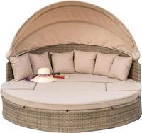 Sonneninsel MERXX "Riva", grau (natur, grau, beige), B:180cm H:88cm T:183cm,
