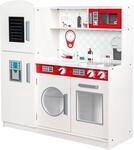 Spielk&uuml;che ROBA "Wei&szlig;", rot (wei&szlig;, rot), Spielk&uuml;chen, KinderB:80cm H:86cm T:29cm,