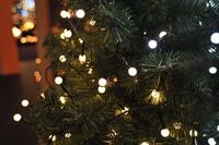 KONSTSMIDE LED-Lichterkette "Weihnachtsdeko aussen", Energieeffizienz: F, schwarz,