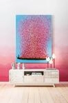 Leinwandbild KARE DESIGN "Bild Touched Flower Boat", blau (farbe bild(er): blau),
