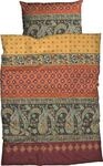 Bettw&auml;sche CASATEX "Murillo", orange (terra), B/L: 135cm x 200cm, 1 Stk., 1...