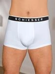 Panty SCHIESSER, Herren, Gr. 8, 3 Stk., wei&szlig;, 95% Baumwolle, 5% Elasthan, Unterhosen