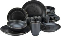 Kombiservice CREATABLE "Geschirr-Set Industrial", gold (schwarz, goldfarben), 16