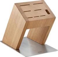 Messerblock R&Ouml;SLE "MoveX", braun (silberfarben, braun), B:16,8cm H:23cm L:25,1cm,