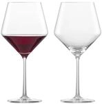 Rotweinglas ZWIESEL GLAS "Burgundergl&auml;ser Pure 692 ml 2er Set transparent", bunt