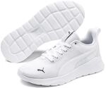 Sneaker PUMA "ANZARUN LITE JR", Jungen, Gr. 39, wei&szlig; (puma wei&szlig;, puma wei&szlig;),