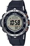 Funkchronograph CASIO PRO TREK, schwarz, Armbanduhren, Herren, Funkchronograph,
