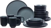 Kombiservice RITZENHOFF & BREKER "Geschirr-Set, Service Jasper", schwarz, 16 Stk.,